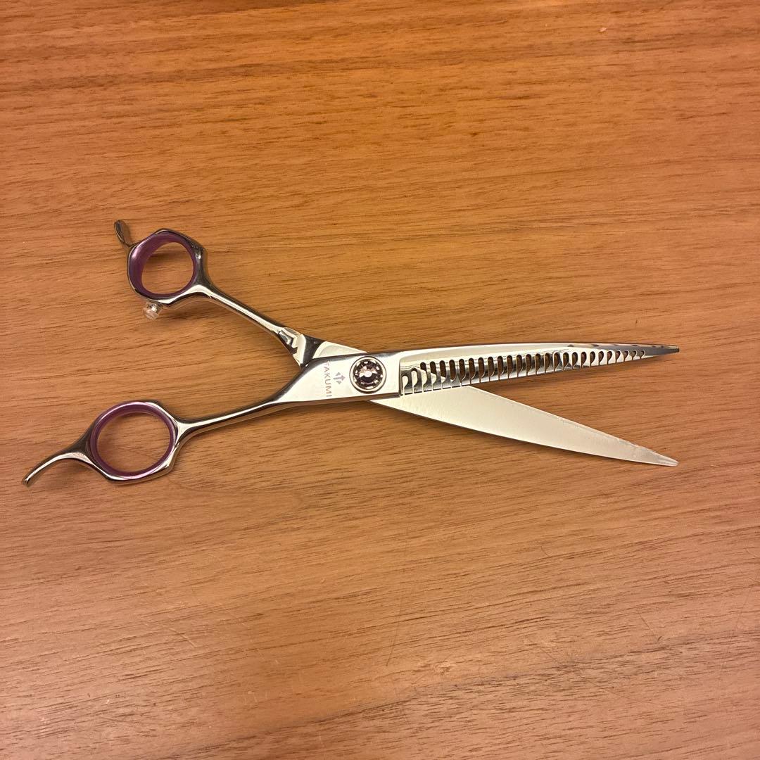 ハサミ　犬用すきばさみ ワンダーカーブシザー カーブブレンディング
