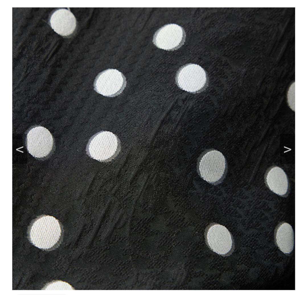 ローブブラン　シアーポルカドット　リボン　ブラウス　L'AUBE BLANC