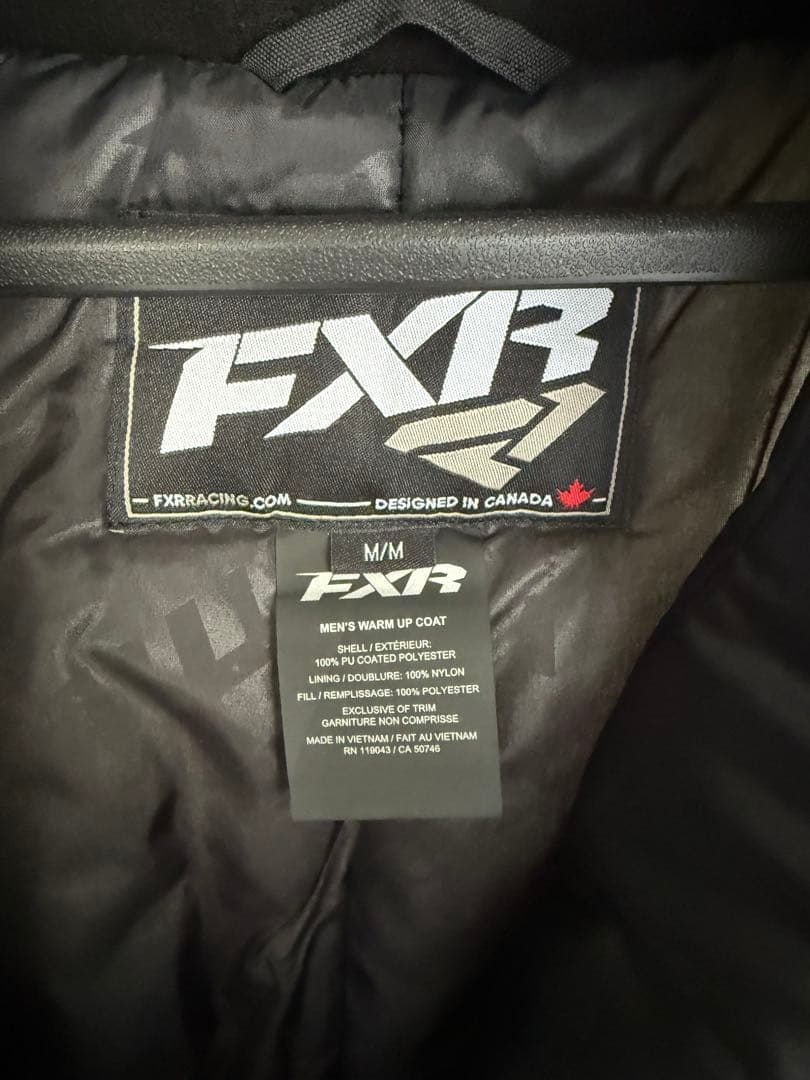 FXR ウォームアップコート