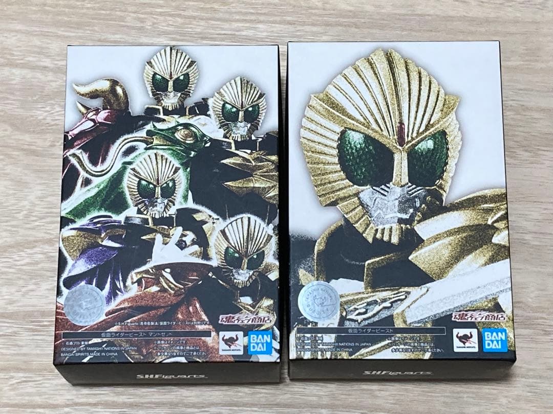 真骨彫製法　S.H.Figuarts 仮面ライダー ビースト ＆マントセット