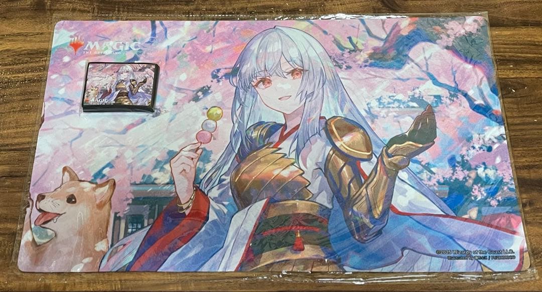 MTG 放浪皇のお花見 プレイマット＋スリーブ 各種1個ずつセット