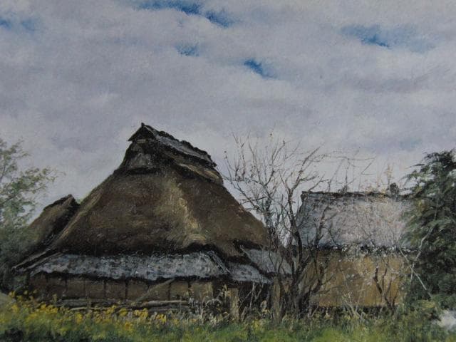 向井　潤吉、湖東の家（滋賀県愛知郡湖東町）、希少な画集より