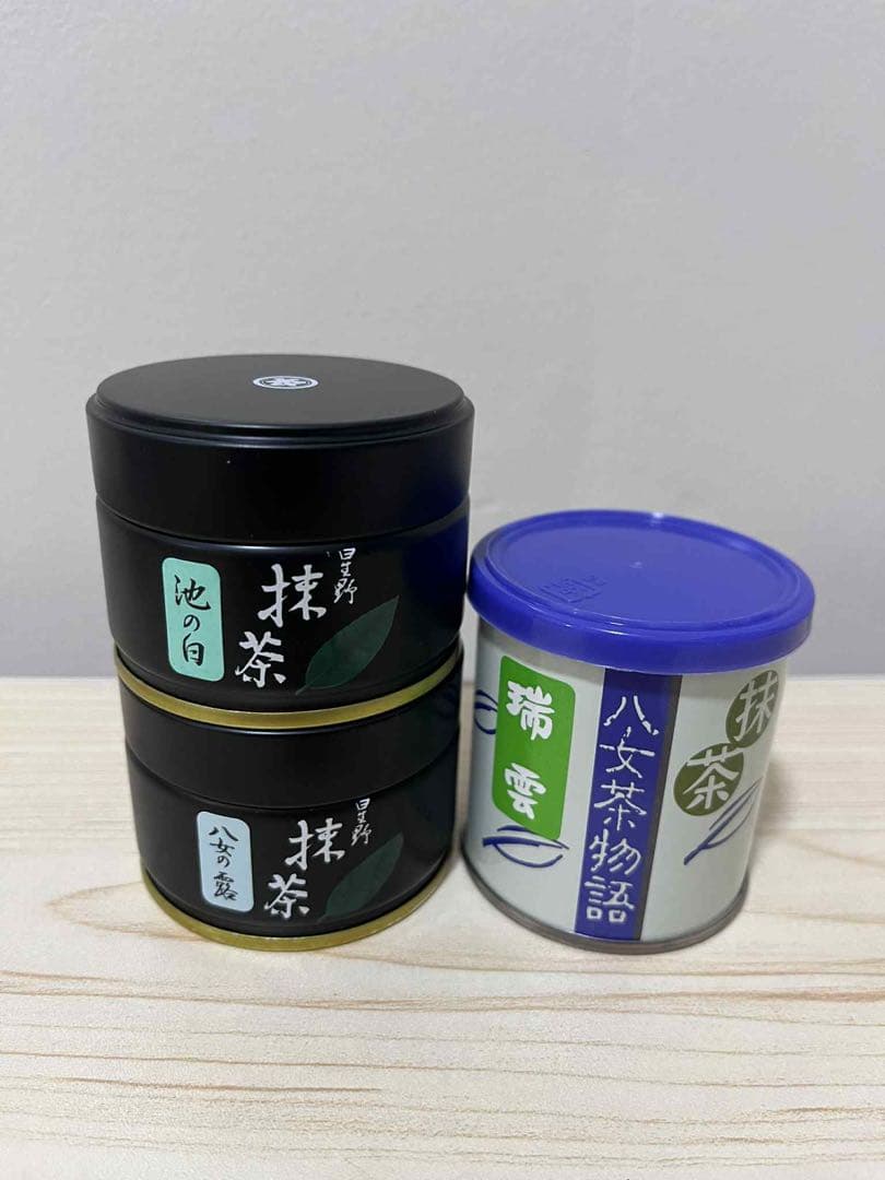 星野製茶園　池の白　星の露　20g缶入り　八女抹茶　【3缶セット】