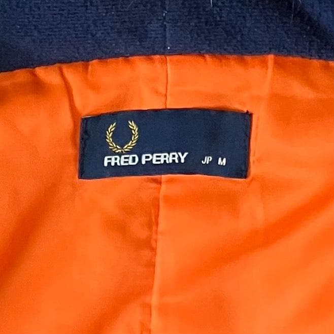 【美品】フレッドペリー モッズコート ファー取り外し可能 2WAY ネイビー M