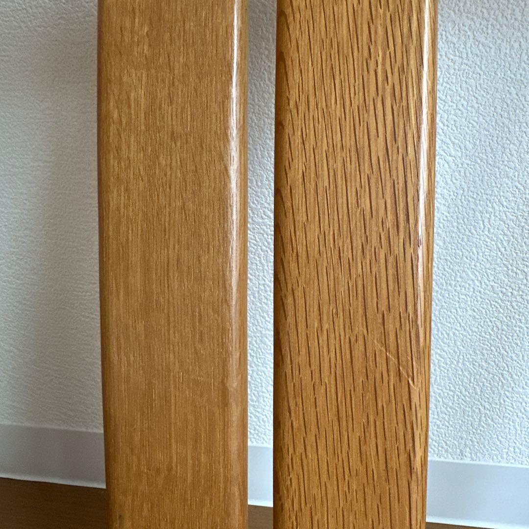 柏木工 KASHIWA 楢材 オーク材 座椅子 ベージュ系 飛騨家具 和モダン