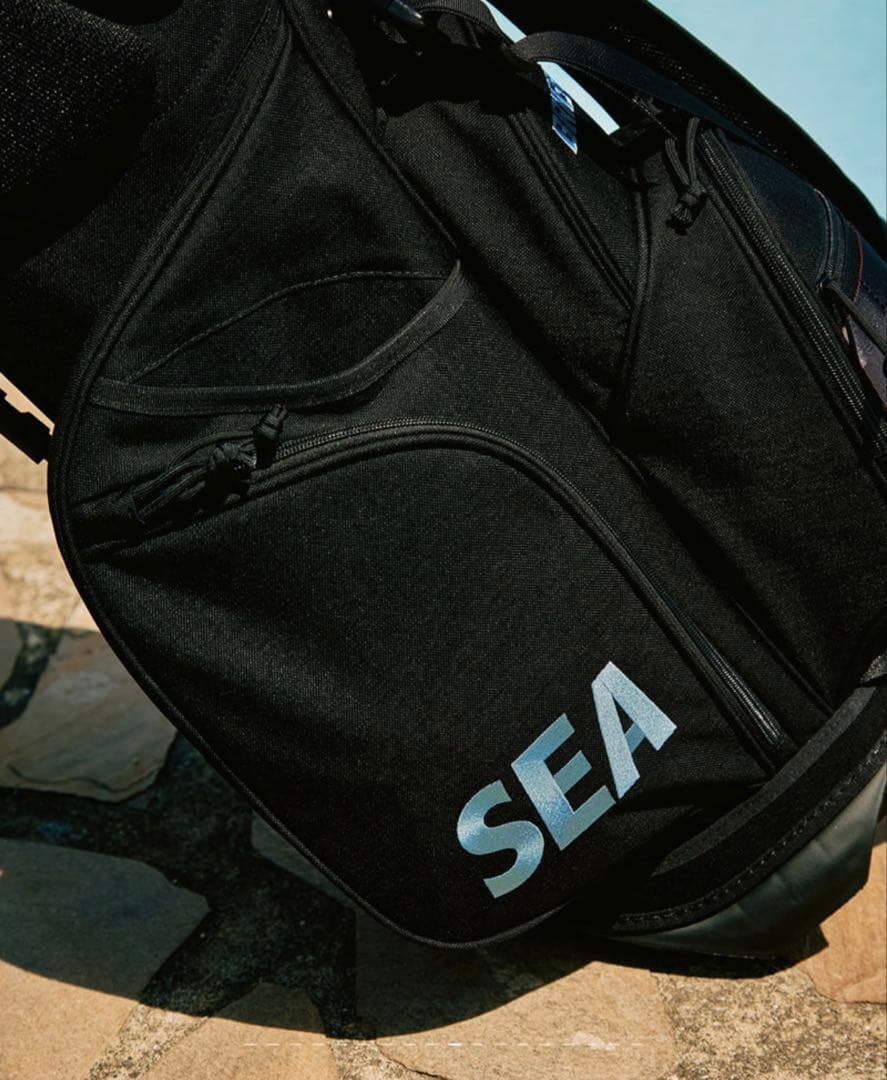 パンダ　BRIEFING WIND AND SEA キャディバッグ