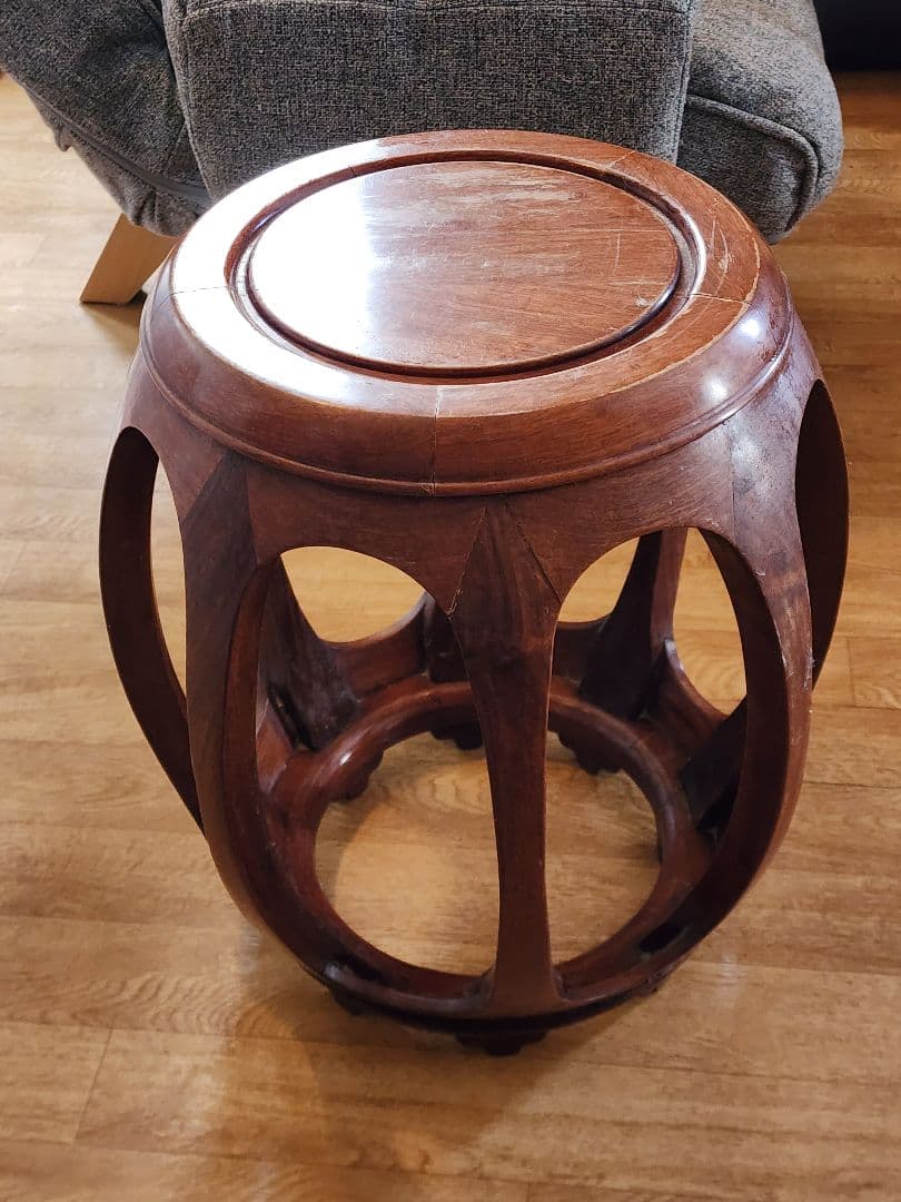 【直接引取限定】アンティークチェア　骨董品　古家具　アンティーク家具　スツール