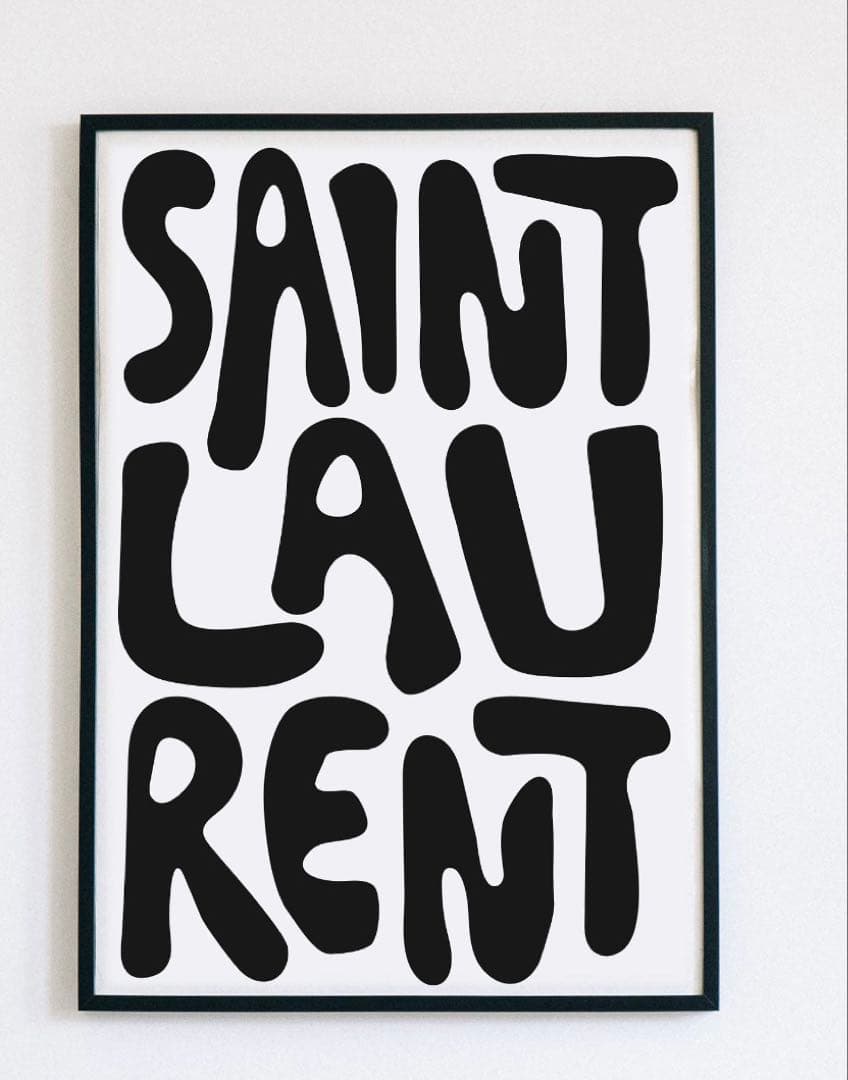 イブ・サンローラン Yves Saint-Laurent アートポスター A2版