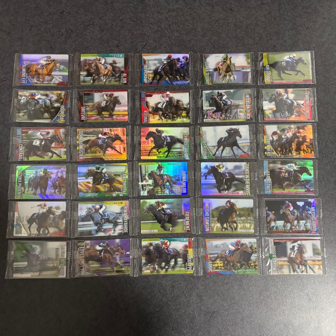 サラブレッドホースコレクション　ウエハース　カード　第1R 第2R コンプセット