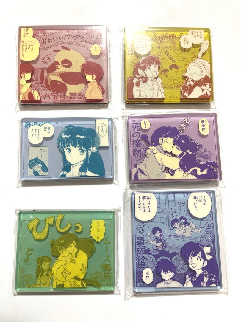 らんま1/2 ファミリーマート　アクリルマグネット　シャンプー　他セット