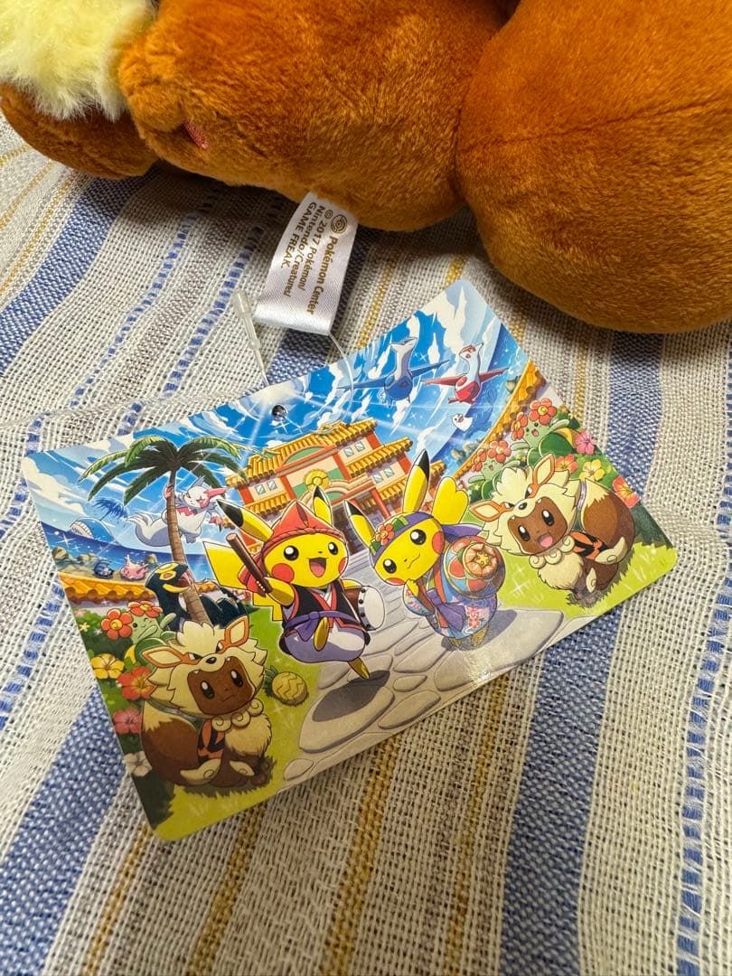 ウインディポンチョのイーブイ　ぬいぐるみ　セット