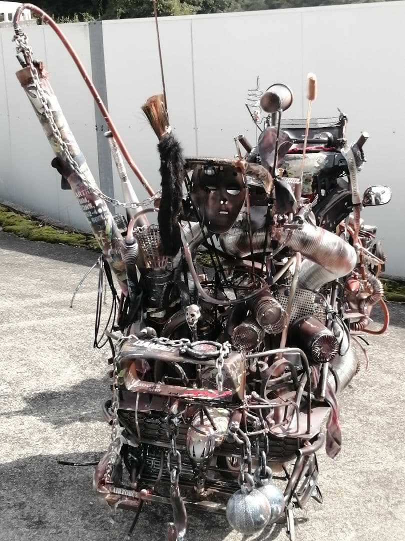 世紀末 デコチャリ 自転車 ジャンクスタイル 改チャリ カスタム スチームパンク