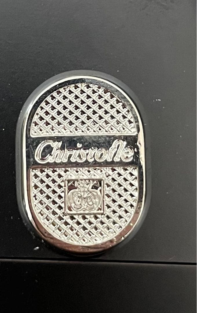 Christofle クリストフル　フォトフレーム　シルバー加工　未使用品