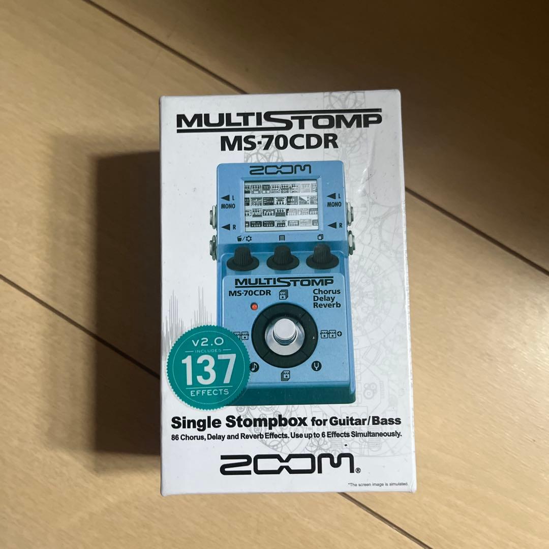 ZOOM MS-70CDR ギターエフェクター 箱付き