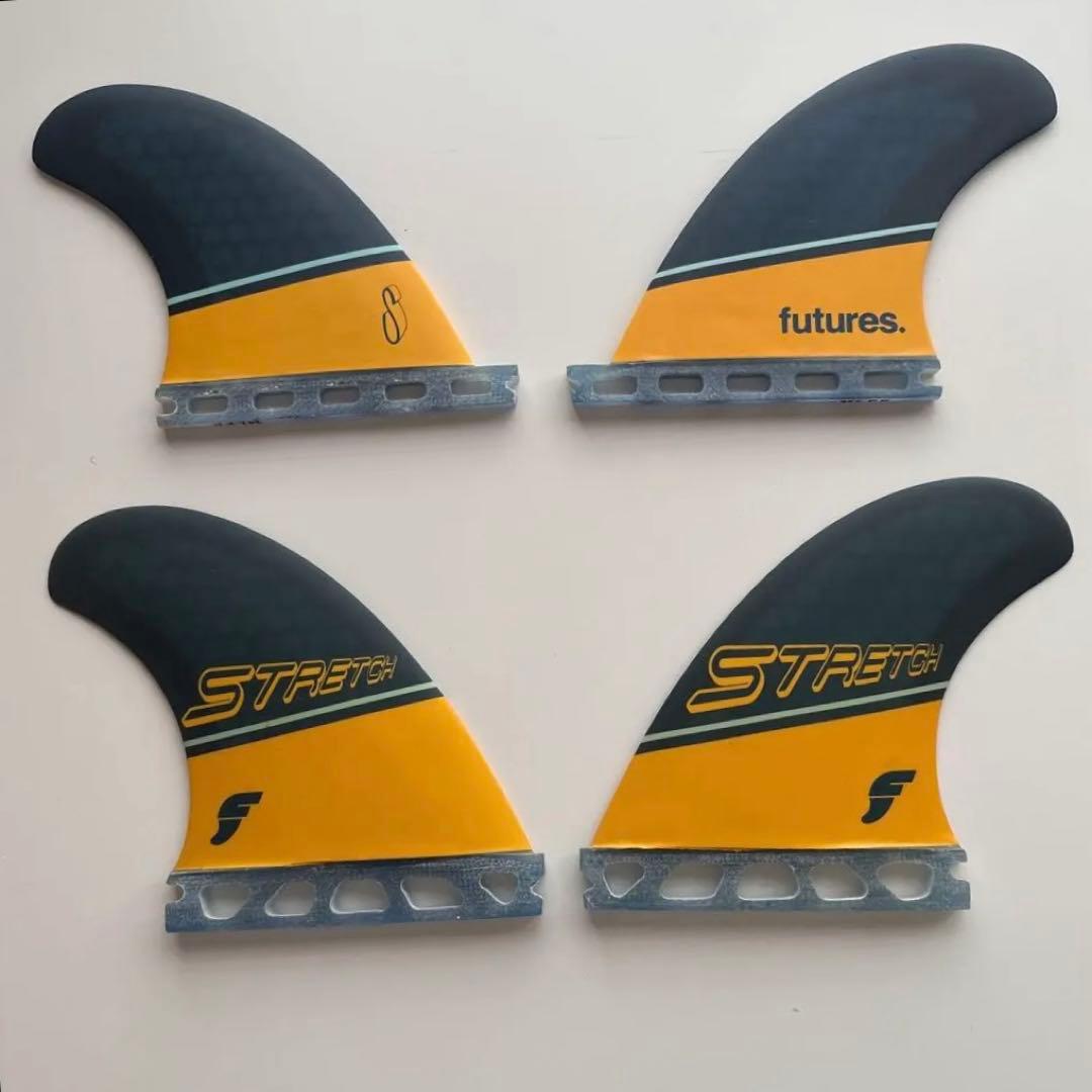 フューチャーフィン　Stretch クアッドフィン 4枚セット