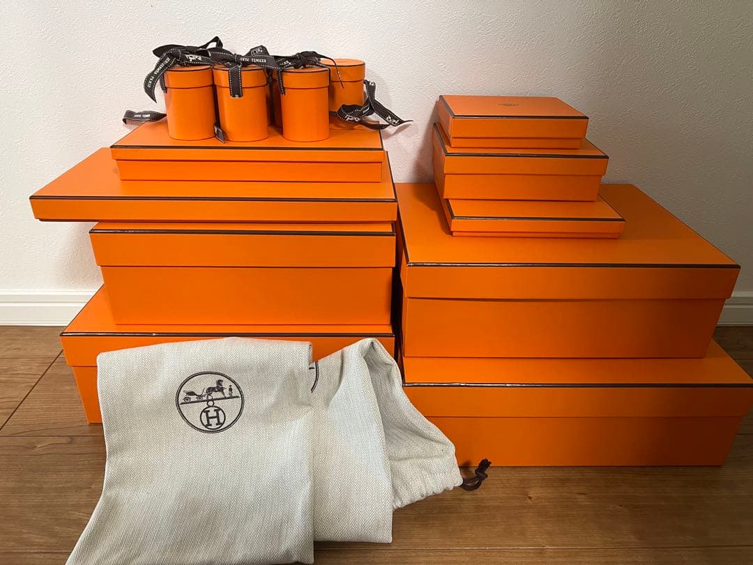 エルメス空箱　16個セット　布袋付き