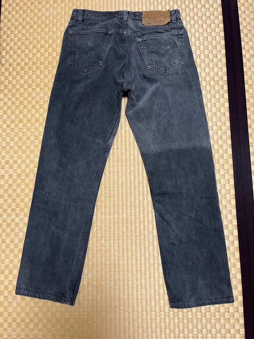 Levi's 501 ブラックデニム W33 L30 90年代USA製 後染め
