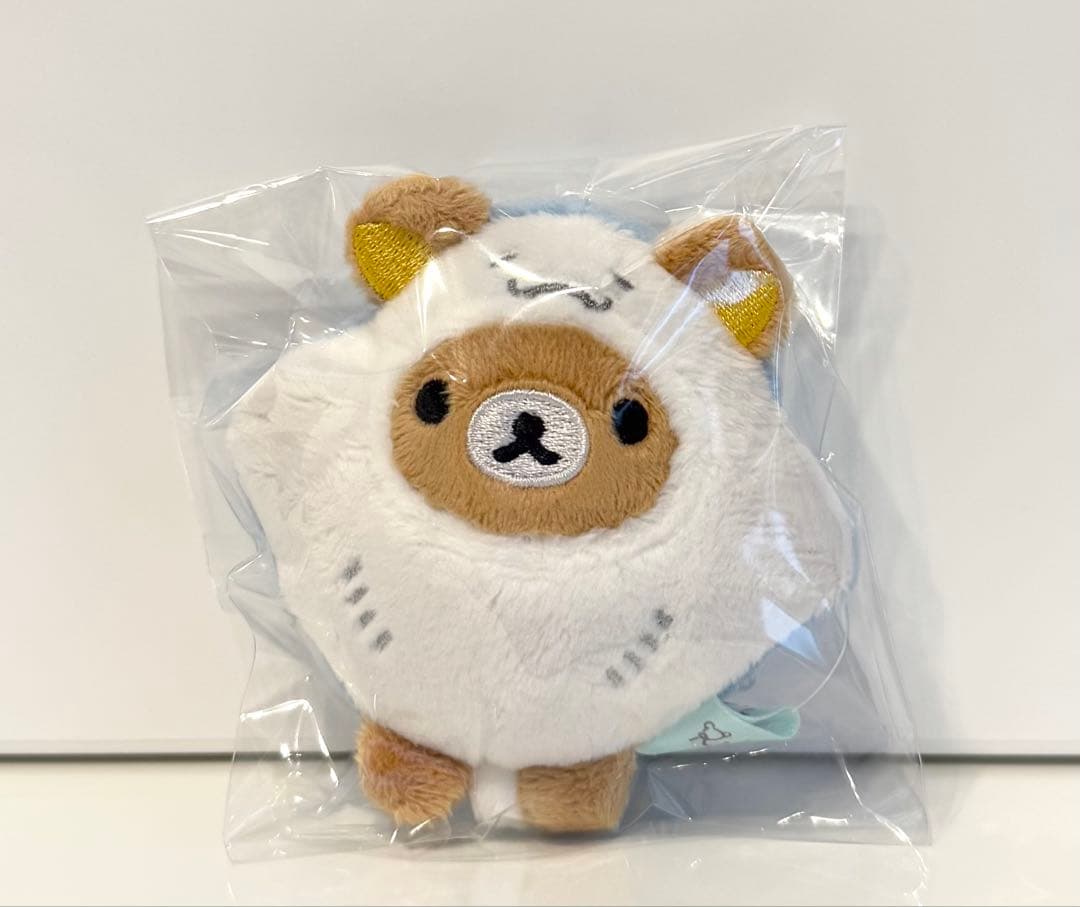 【新品タグ付き】リラックマ　うみリラきぶん　てのりぬいぐるみ　エイ