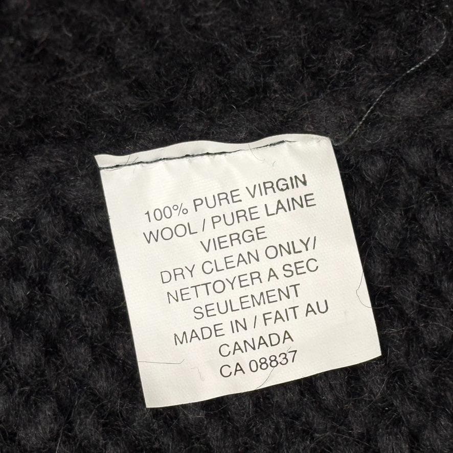 希少　Kanata　カナダ製　ハンドニット スカル 別注モデル　カウチンセーター