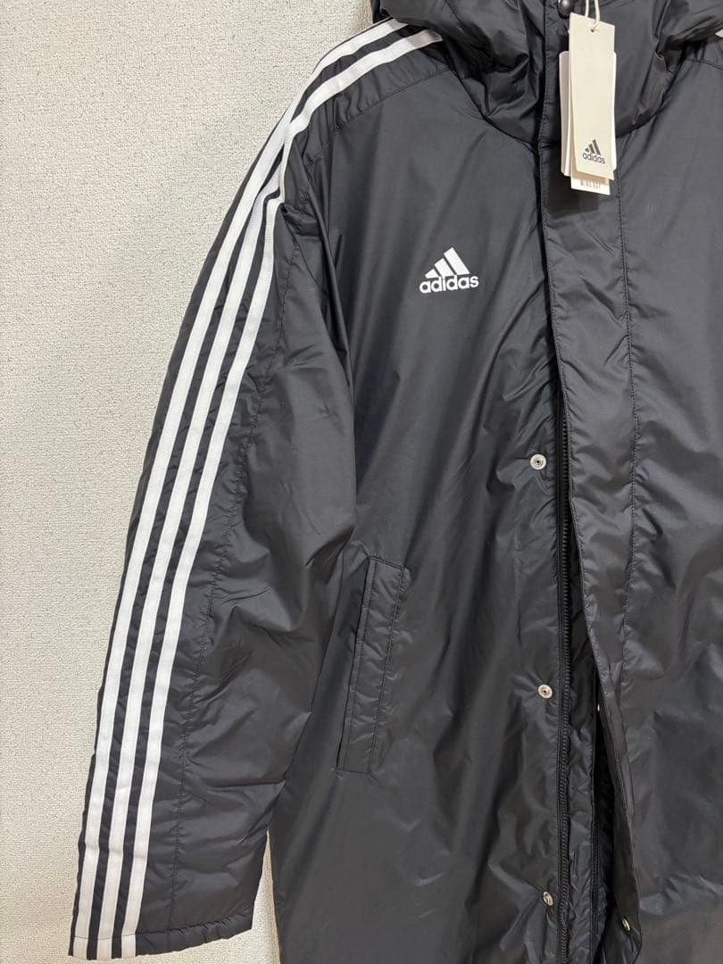 adidas ブラック ベンチコート Mサイズ KSA20