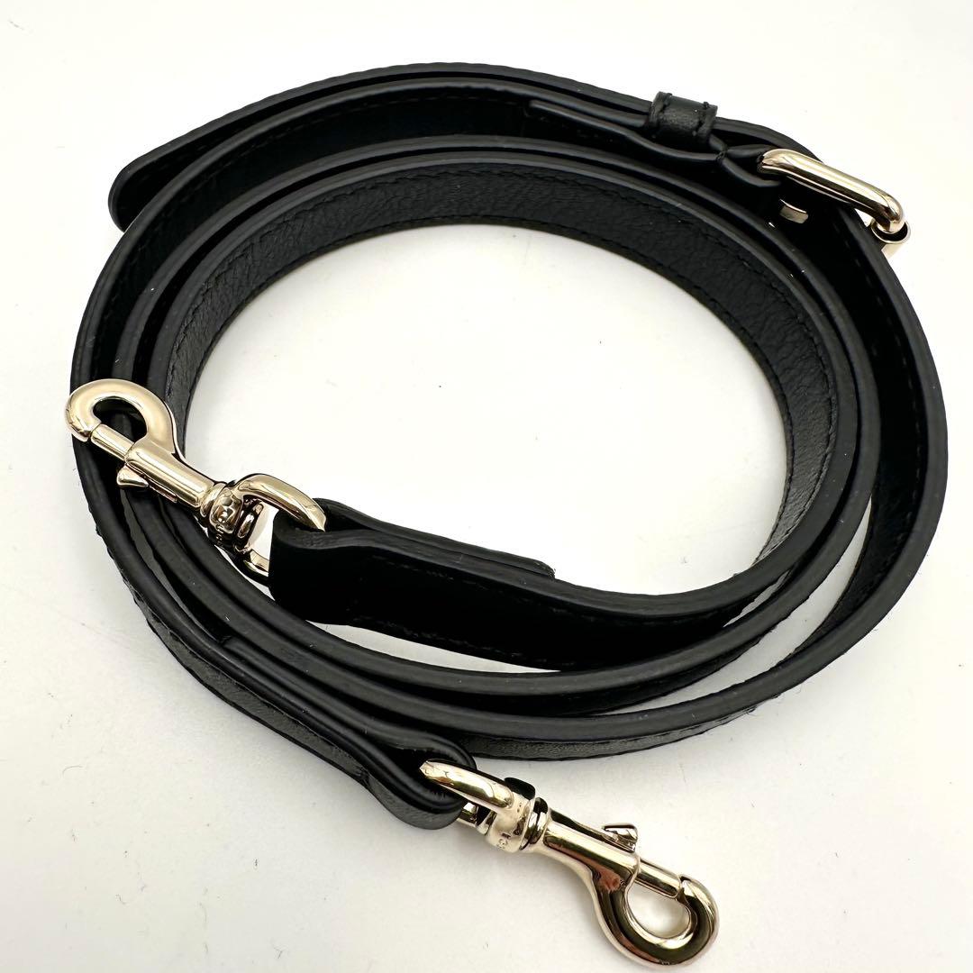 未使用✨ GUCCI グッチ ショルダーストラップ バッグ用 ST レザー 黒