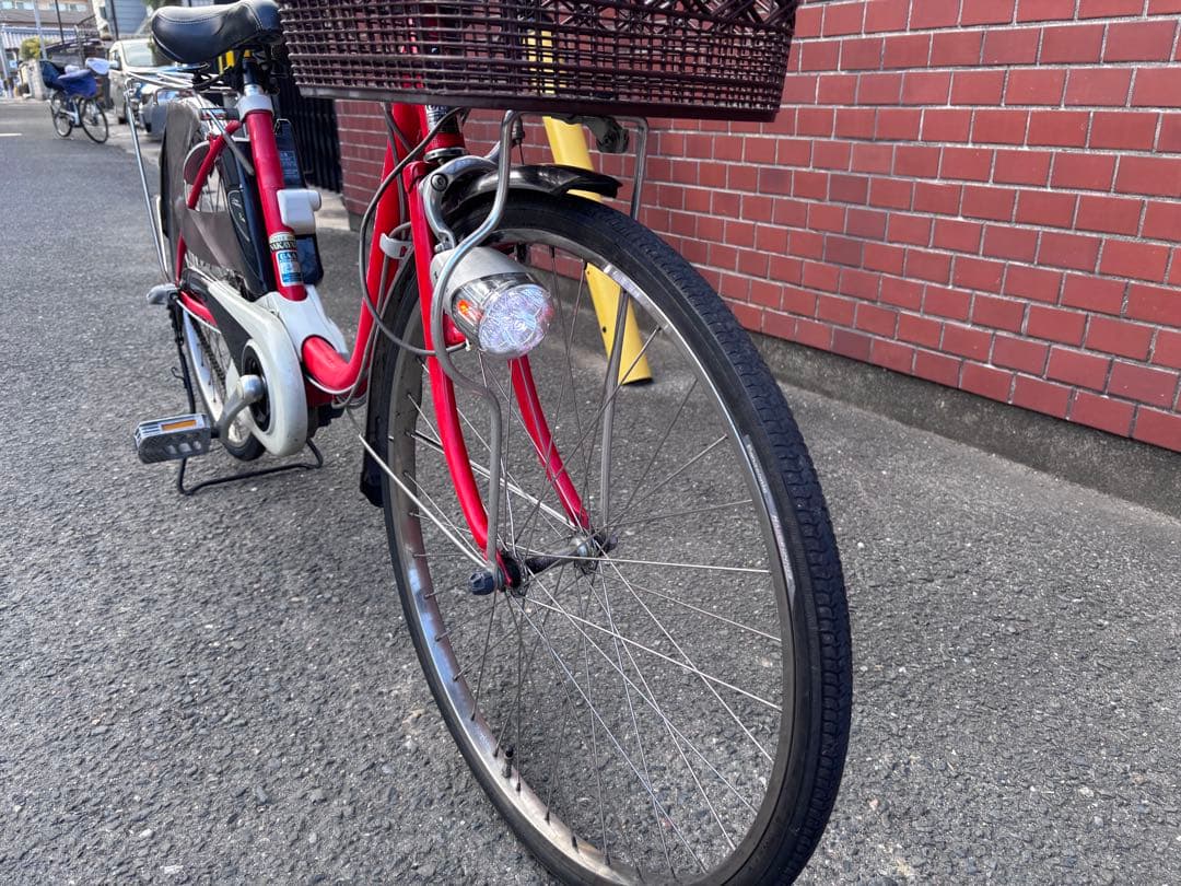 在庫処分！Panasonic電動アシスト自転車 赤シティタイプ