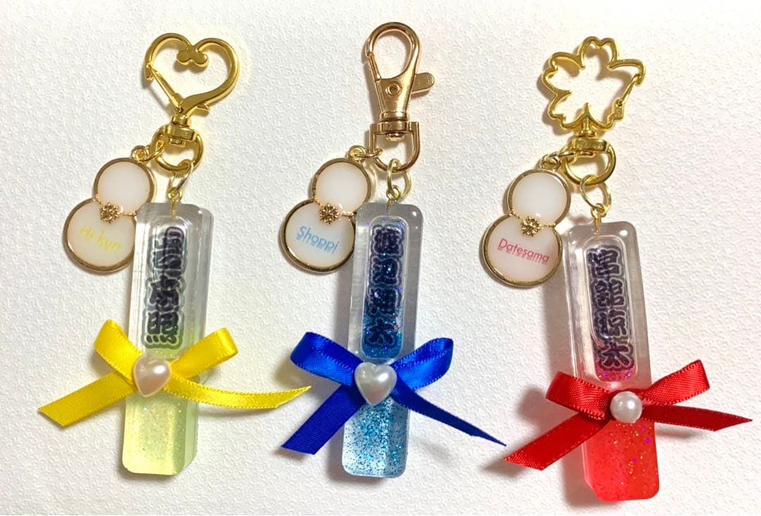 Man レジンキーホルダー ペンライトシェイカー 雪だるま