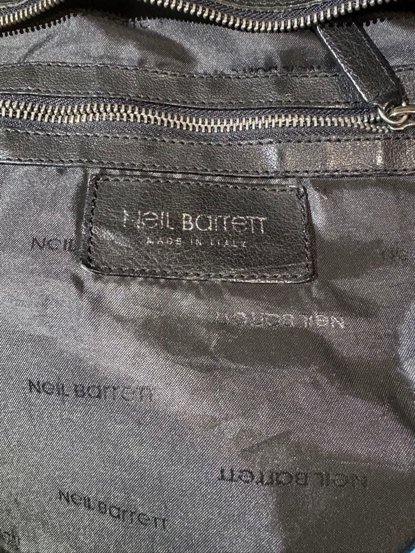 【名作】ニールバレット レザーバッグ 2way 黒 Neil Barrett