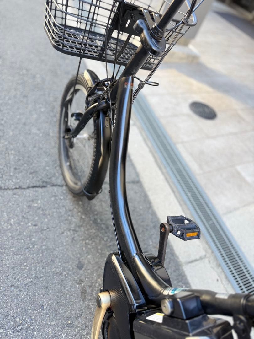 子供乗せ　ヤマハ　電動アシスト自転車 チャイルドシート付き ブラック