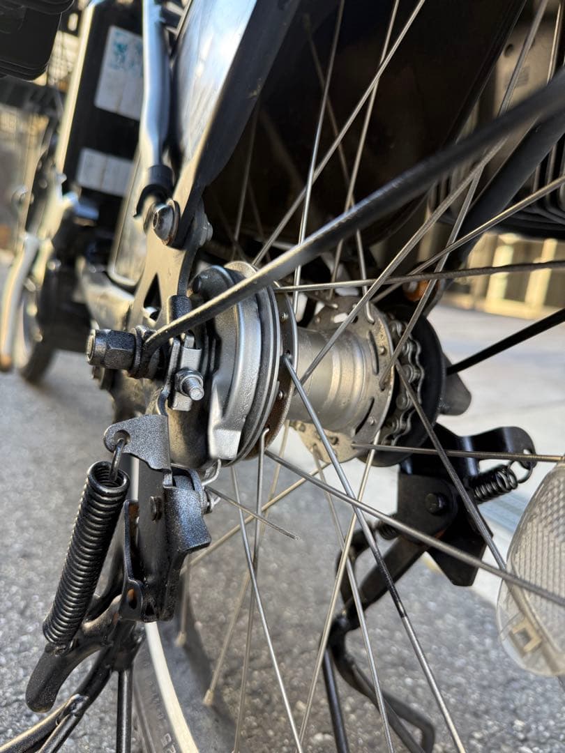 子供乗せ　ヤマハ　電動アシスト自転車 チャイルドシート付き ブラック