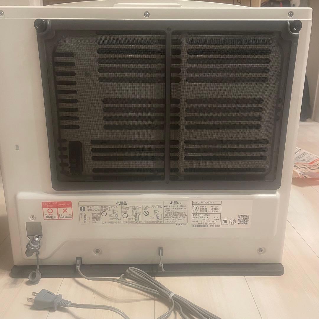 未使用 NORITZ ガスファンヒーター GFH-4004S-W5