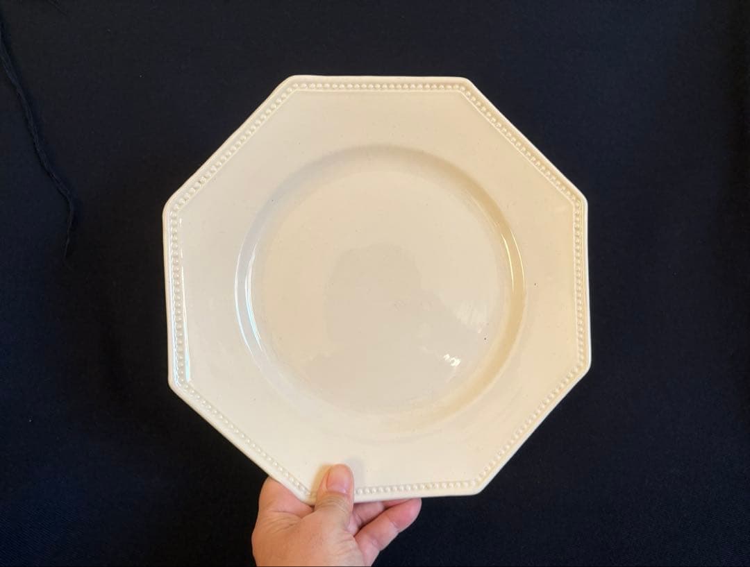 希少 美品 サルグミンヌ オクトゴナル ディナープレート フランス アンティーク