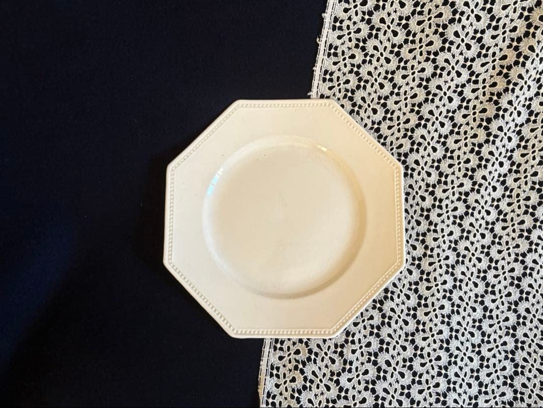 希少 美品 サルグミンヌ オクトゴナル ディナープレート フランス アンティーク