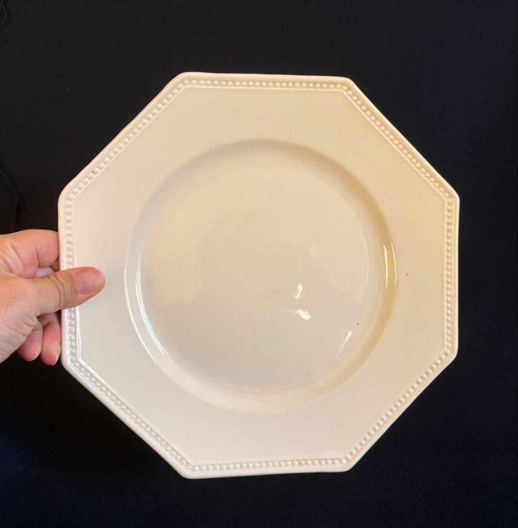 希少 美品 サルグミンヌ オクトゴナル ディナープレート フランス アンティーク