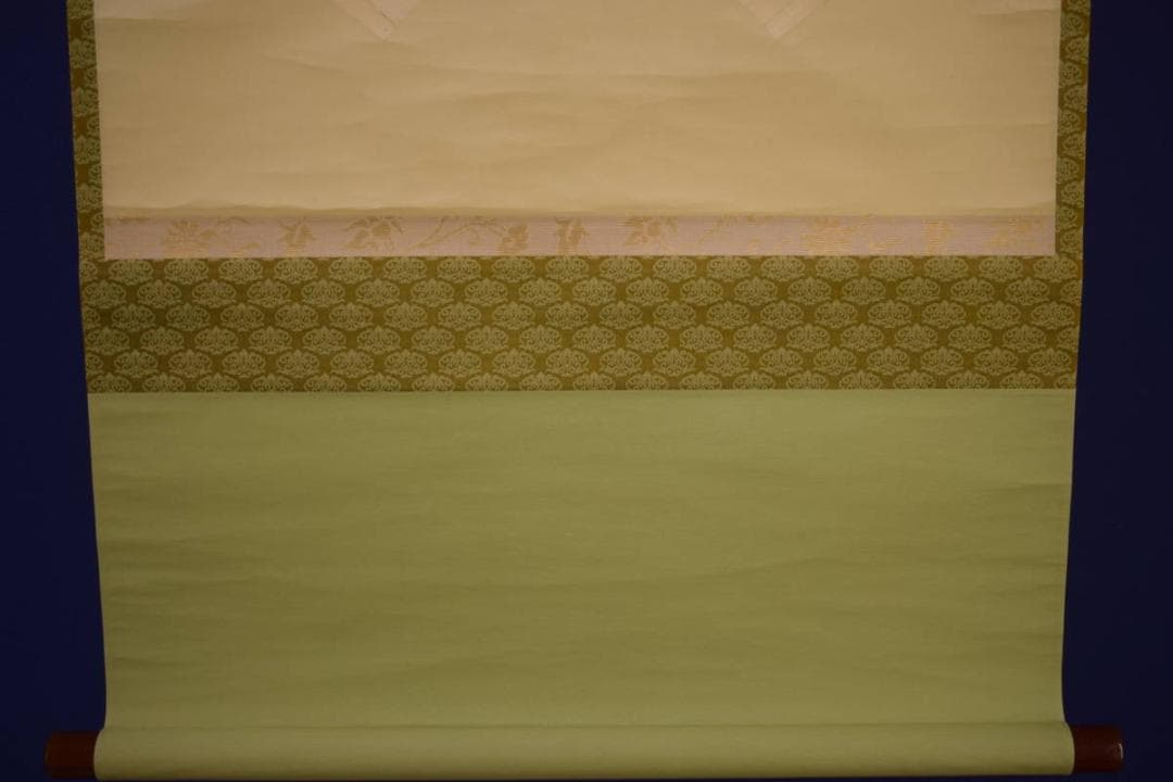 複製/貫名海屋/菘翁/松に霊芝/扇面/工芸/布袋屋掛軸HI-742