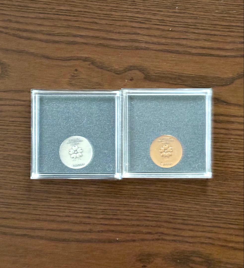 日本万国博覧会 EXPO'70 記念メダル 銀・銅2点セット ①