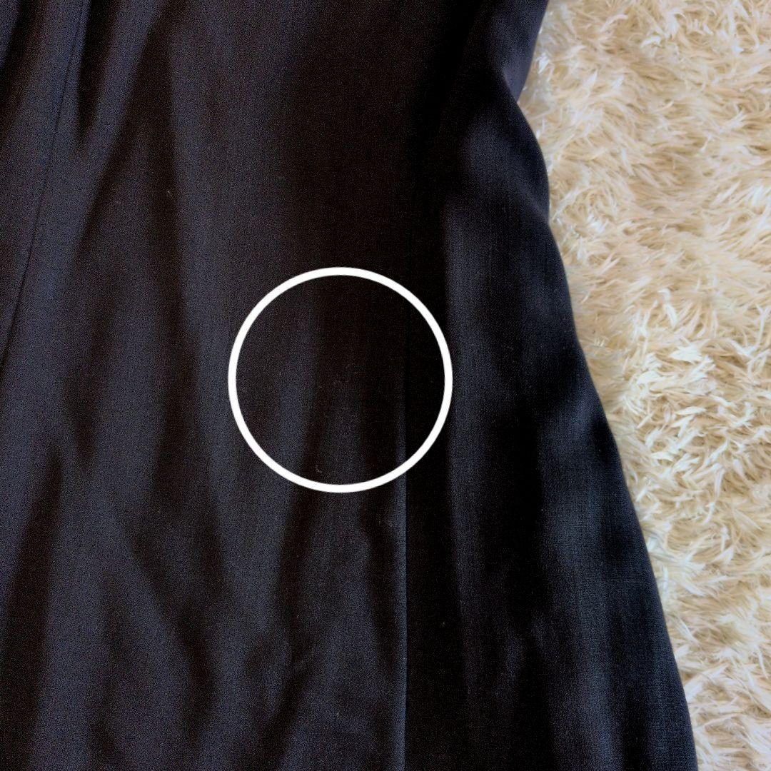 日本製★FOXEY　ワンピース　フリル　ブラック　38