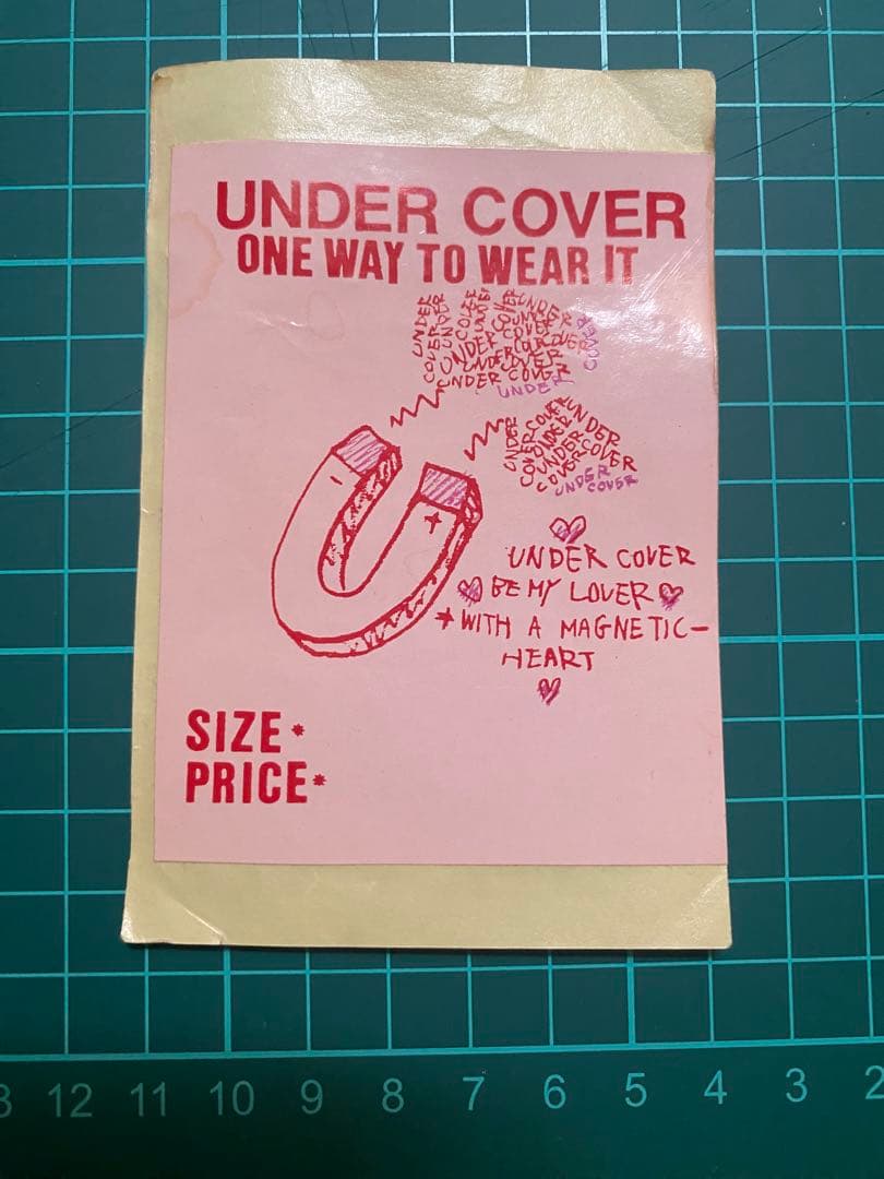 UNDERCOVER メタルペンダント 2個セット ピック型ネックレス