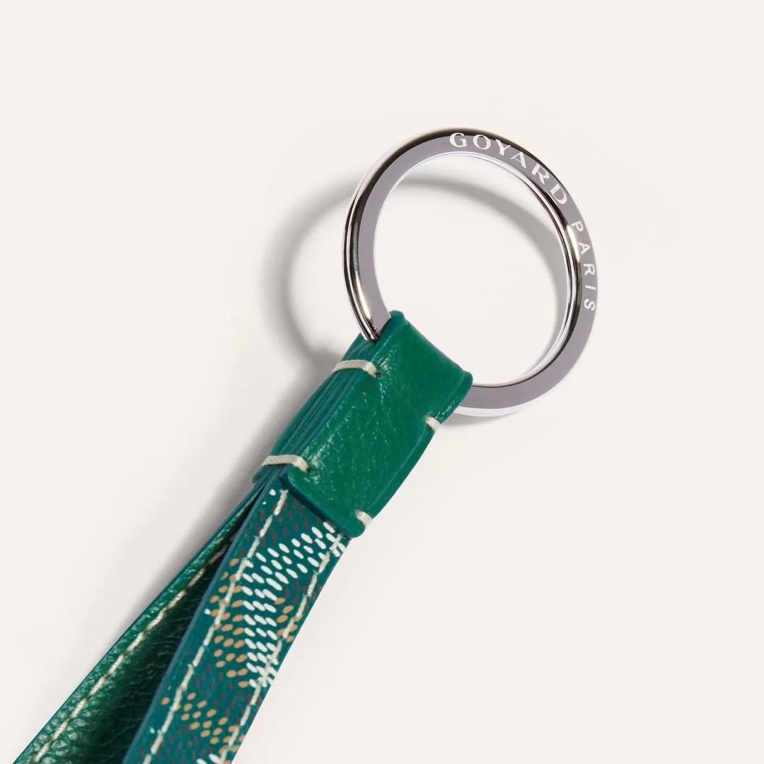 【美品】 GOYARD ゴヤール レザー セサミ キーチェン キーホルダー