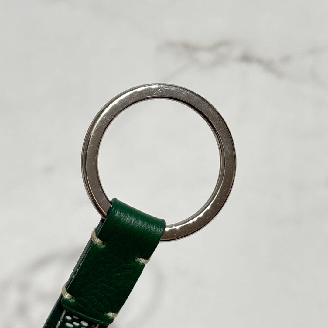 【美品】 GOYARD ゴヤール レザー セサミ キーチェン キーホルダー