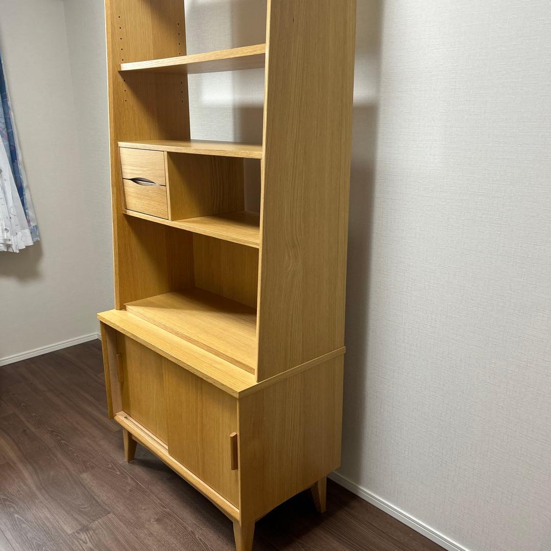 unico ウニコ トールシェルフ SIGNE シグネ　廃盤 本棚 引出付き