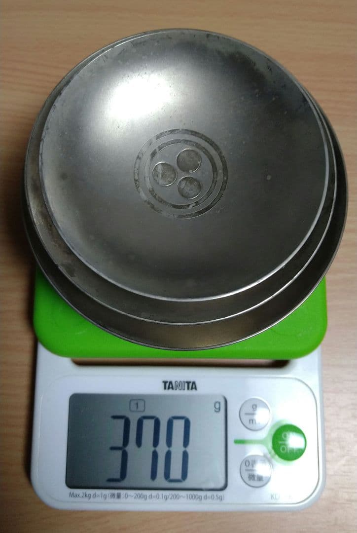 大阪淀屋橋　尚美本造　SILVER-F　三重盃　花月台付