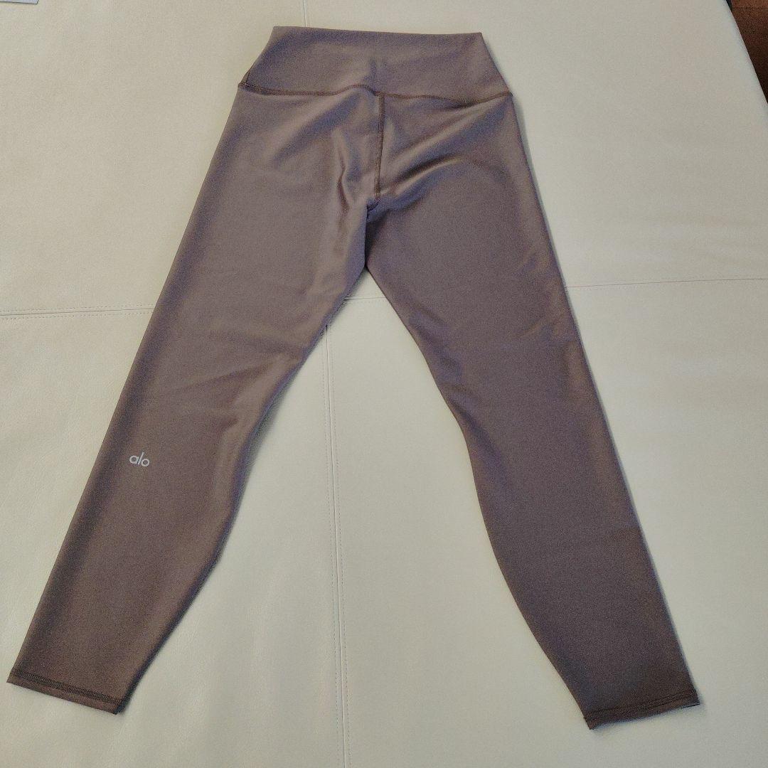 【試着のみ】aloYOGA ハイウエストレギンスLサイズ レーズンネッツ