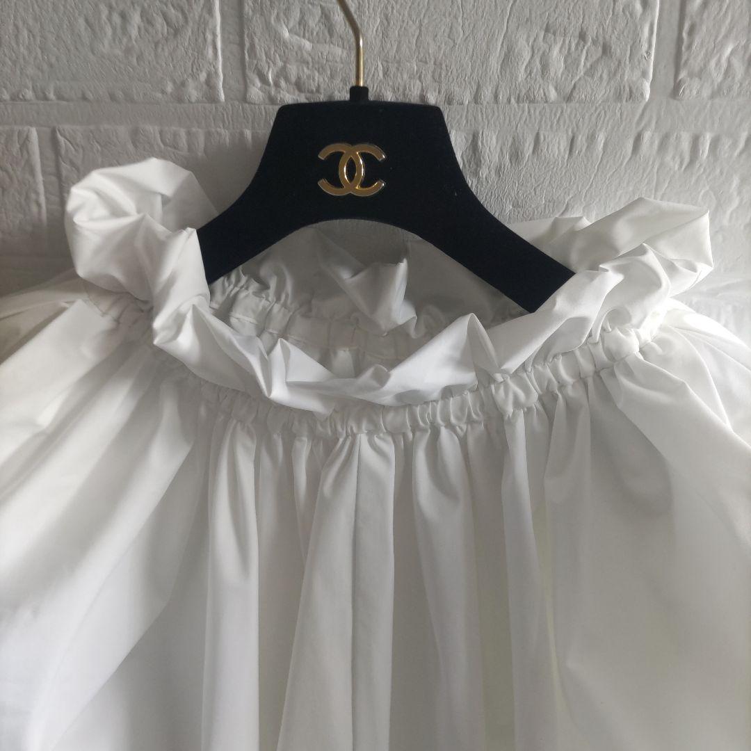 美品✨Seventen セブンテン　2WAYバルーンドレープ　ブラウス