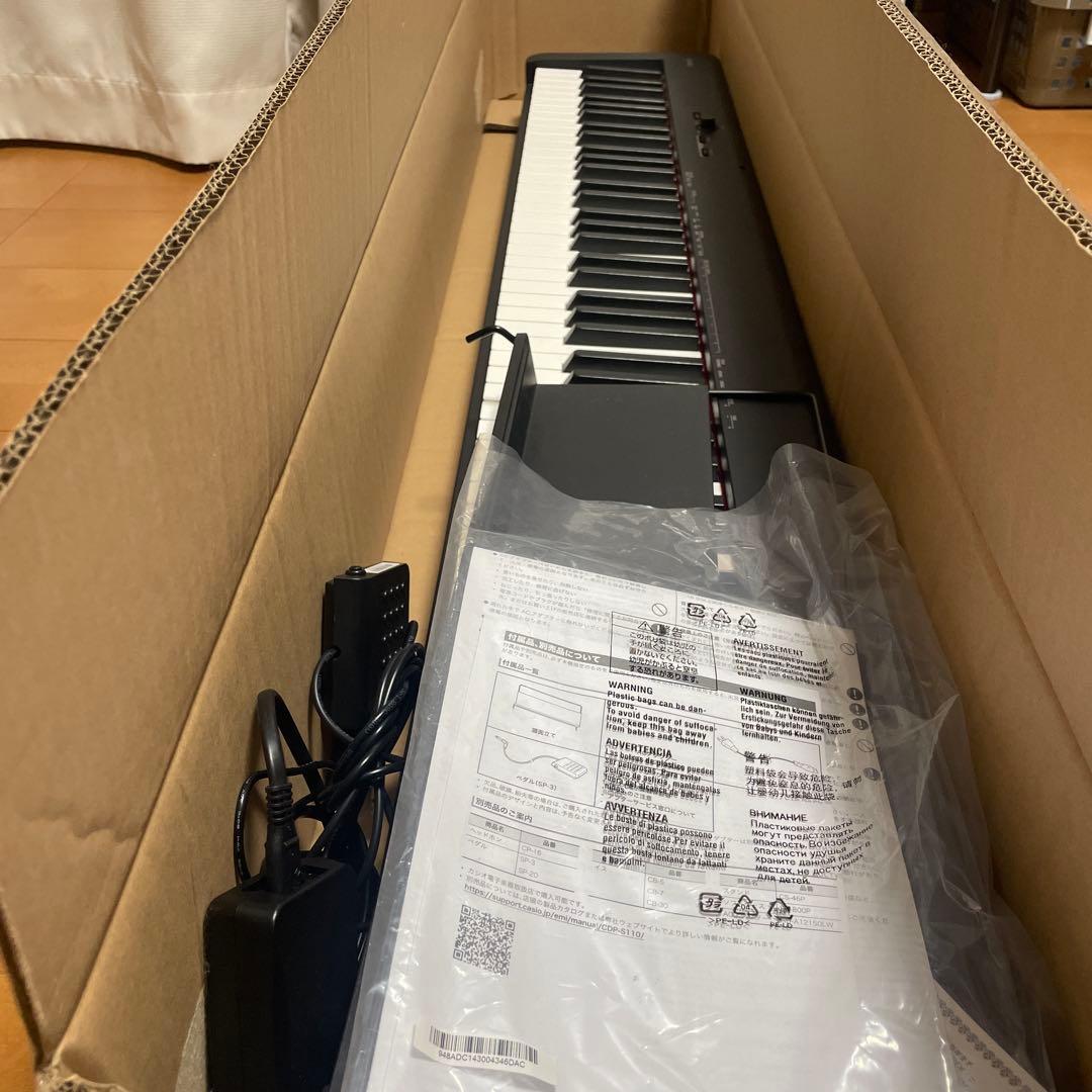 10/30までCASIO 電子ピアノ CDP-S110BK 88鍵盤⚠️説明欄必読