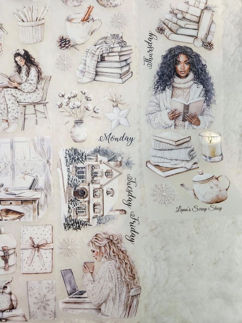 Lana's Scrap Shop 海外マスキングテープ　マステ 【2412】