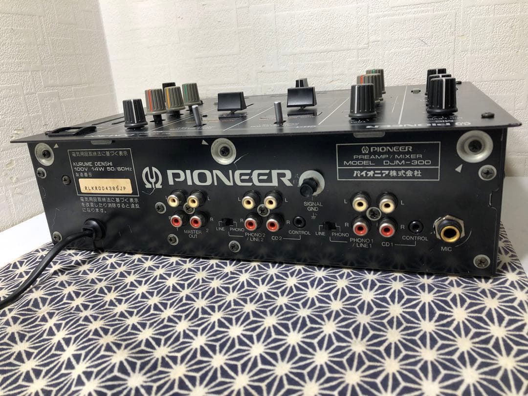 pioneer dj パイオニア　DJM-300 黒　フェーダーメンテナンス