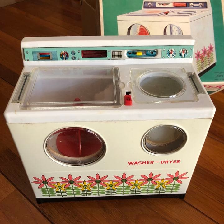 ★レトロ&アンティーク☆ブリキのおもちゃの洗濯機