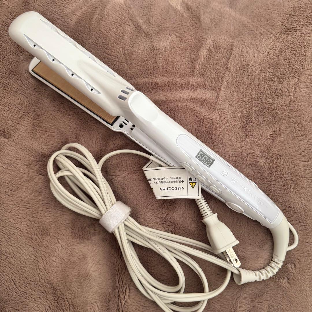 絹女 KINUJO ストレートアイロン LM-125 ホワイト