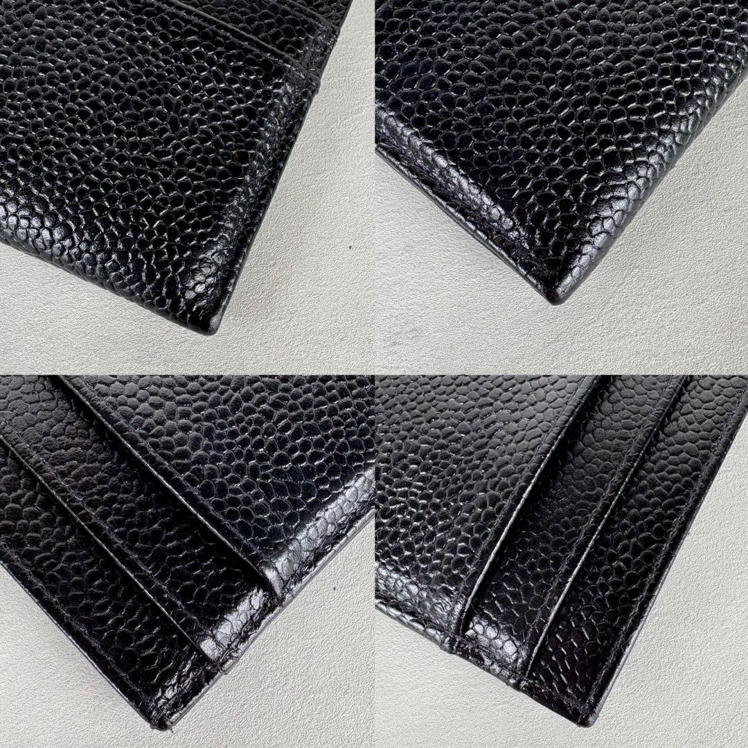 CHANEL シャネル　キャビアスキン　ヴィンテージ　カードケース　デコココ